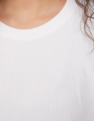 OFFLINE By Aerie Wow! Waffle Cinched T-Shirt