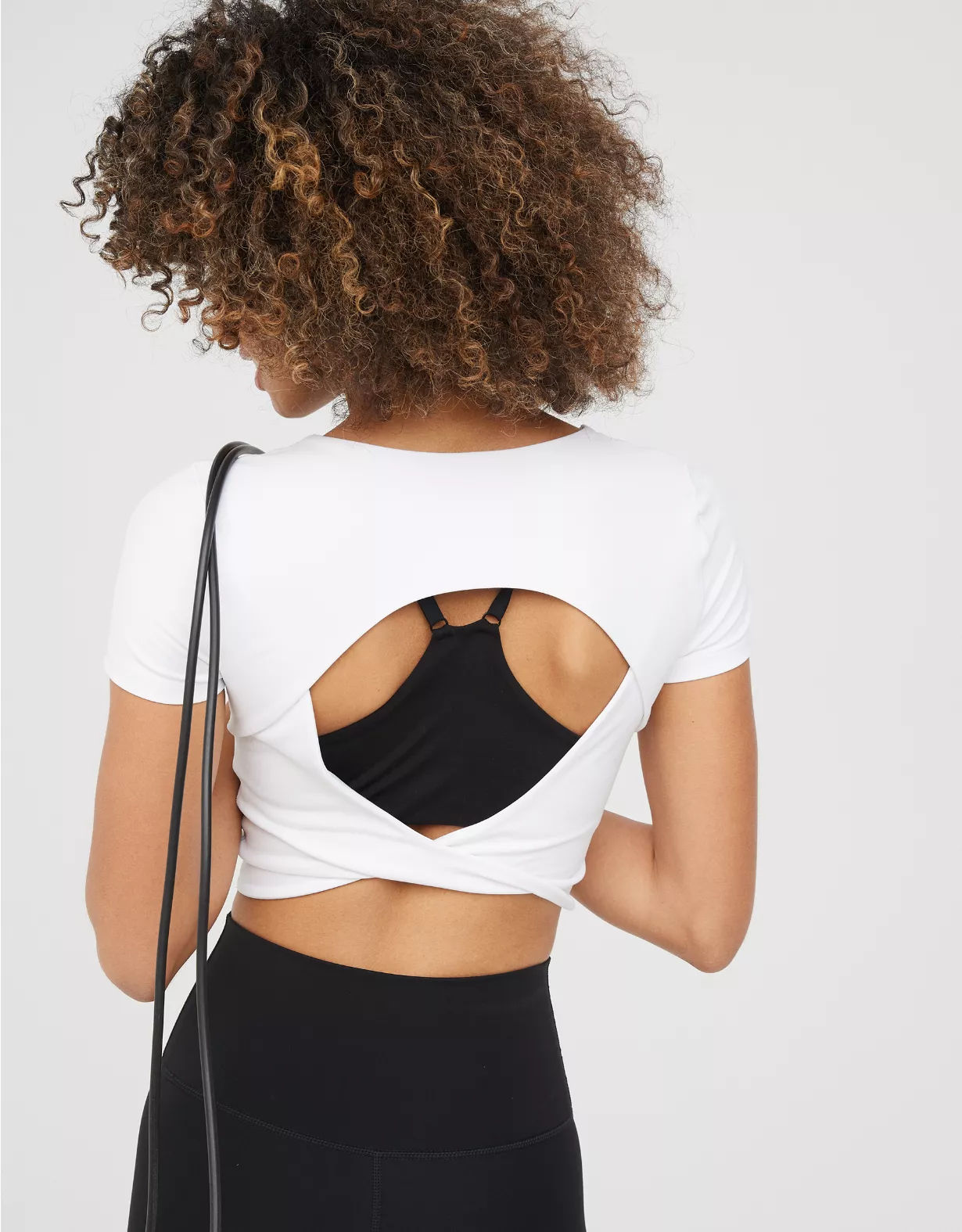 OFFLINE By Aerie Real Me Xtra Twist Back Tee