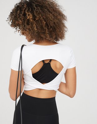 OFFLINE By Aerie Real Me XTRA Twist Back Tee