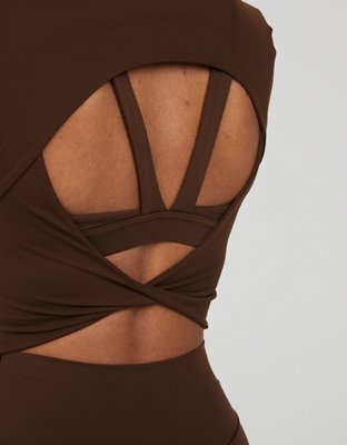 OFFLINE By Aerie Real Me Xtra Twist Back Tee