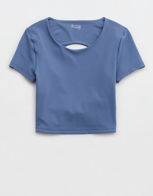 Женские футболки Aerie OFFLINE By Aerie Real Me Xtra Twist Back Tee — фото 3