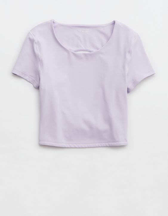 OFFLINE By Aerie Real Me Xtra Twist Back Tee