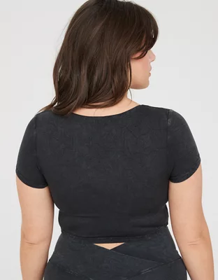 OFFLINE By Aerie Real Me Square Neck T-Shirt