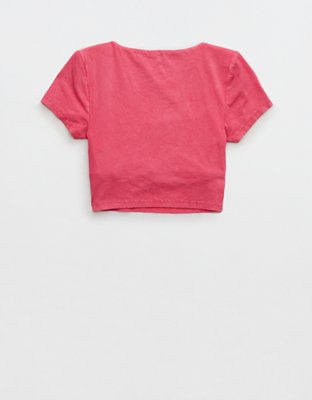 OFFLINE By Aerie Real Me Square Neck T-Shirt