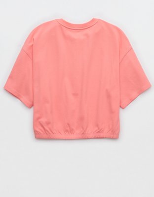 OFFLINE By Aerie Pique Henley Short Sleeve T-Shirt