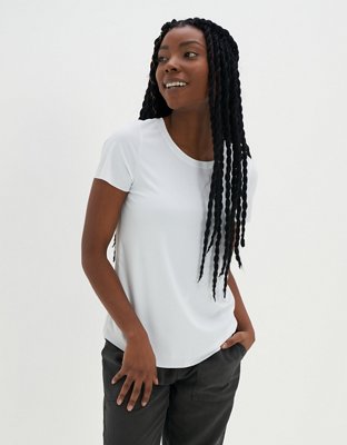 OFFLINE By Aerie T-shirt en punto elástico Move-It