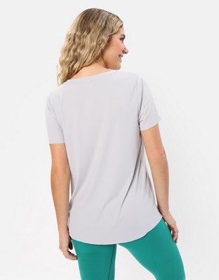 Женские футболки Aerie OFFLINE By Aerie Move-It Rib T-Shirt — фото 2
