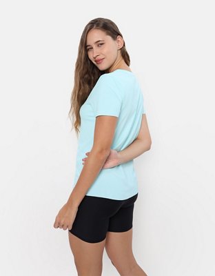 OFFLINE By Aerie T-shirt en punto elástico Move-It