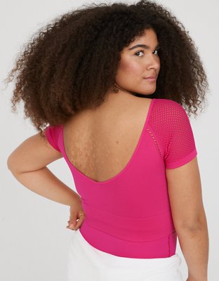 OFFLINE By Aerie Seamless Mesh Cropped T-Shirt