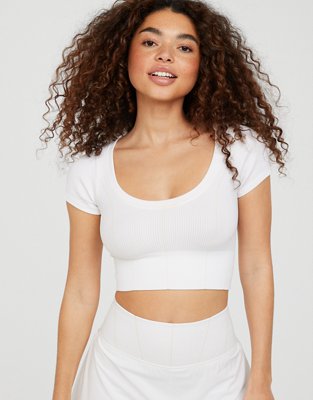 OFFLINE By Aerie Seamless V-Front T-Shirt