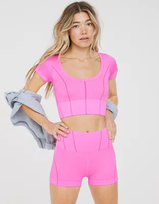 OFFLINE By Aerie Seamless Corset TShirt