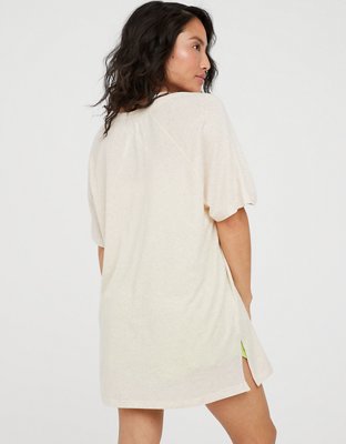 OFFLINE By Aerie Bouncy Cotton V-Neck T-Shirt