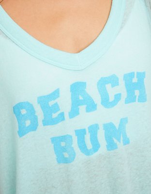 Женские футболки Aerie OFFLINE By Aerie Bouncy Cotton V-Neck T-Shirt — фото 5
