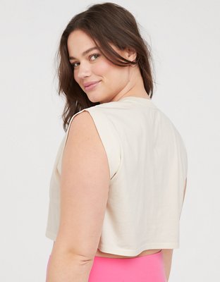 OFFLINE By Aerie Rock N Roll T-shirt Musculosa