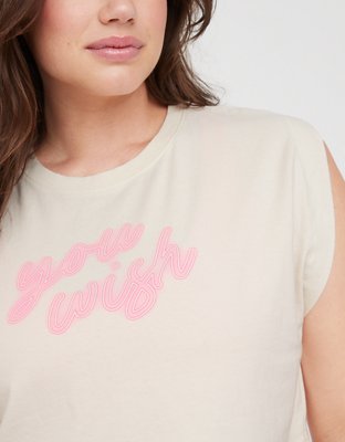 OFFLINE By Aerie Rock N Roll T-shirt Musculosa