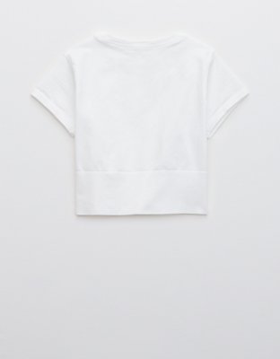 OFFLINE By Aerie Sidewalk Seamless Cropped T-Shirt