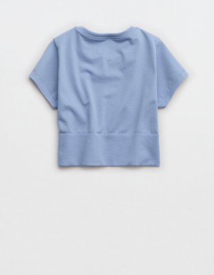 OFFLINE By Aerie Sidewalk Seamless Cropped T-Shirt