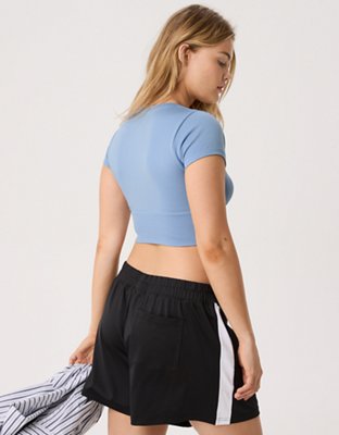 OFFLINE By Aerie Sidewalk Seamless Cropped T-Shirt