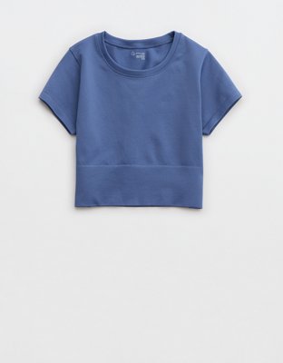 OFFLINE By Aerie Sidewalk Seamless Cropped T-Shirt