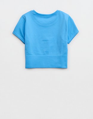 OFFLINE By Aerie Sidewalk Seamless Cropped T-Shirt