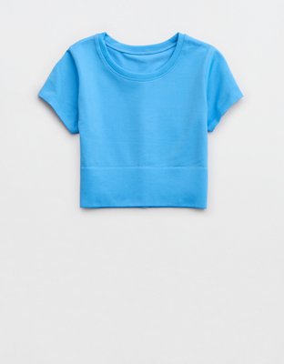 OFFLINE By Aerie Sidewalk Seamless Cropped T-Shirt