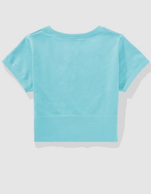 OFFLINE By Aerie Sidewalk T-shirt cropped seamless