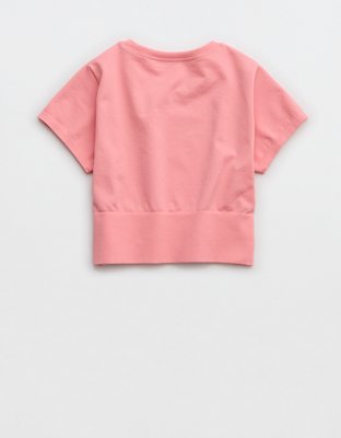 OFFLINE By Aerie Sidewalk Seamless Cropped T-Shirt