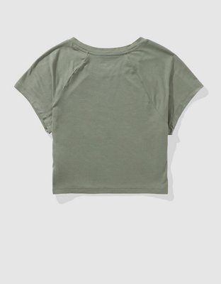 Женские футболки Aerie OFFLINE By Aerie Thumbs Up Cropped T-Shirt — фото 4