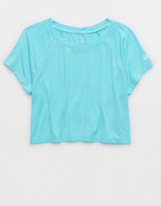 OFFLINE By Aerie Thumbs Up Cropped T-Shirt
