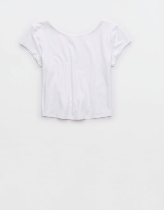 OFFLINE By Aerie Real Me Open Back T-Shirt