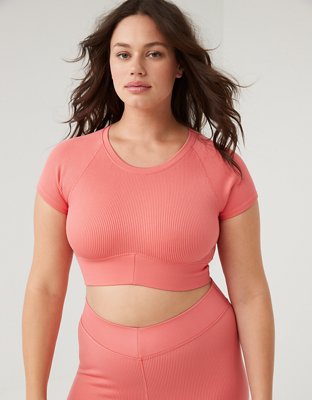 OFFLINE By Aerie Seamless V-Front T-Shirt