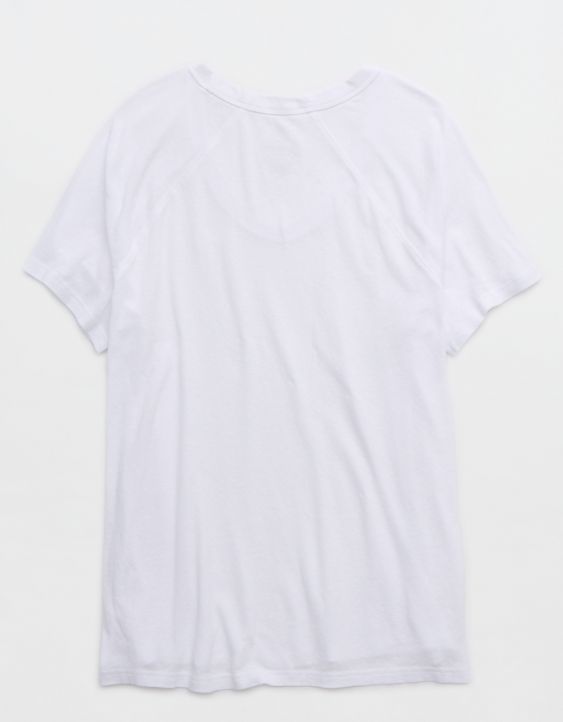OFFLINE By Aerie Bouncy Cotton Scoop Neck T-Shirt