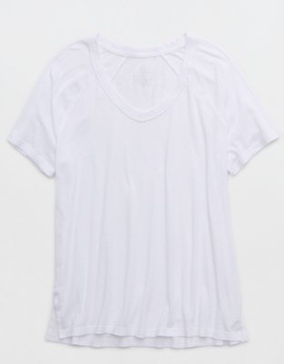 OFFLINE By Aerie Bouncy Cotton Scoop Neck T-Shirt