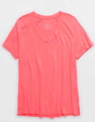 OFFLINE By Aerie Bouncy Cotton Scoop Neck T-Shirt