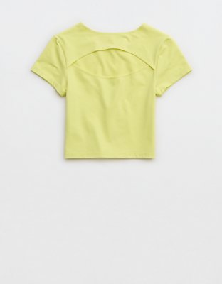 Женские футболки Aerie OFFLINE By Aerie The Hugger Open Back T-Shirt — фото 4