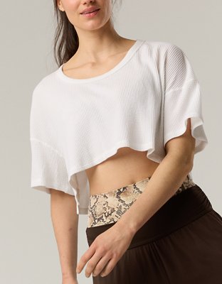 OFFLINE By Aerie Wow! Waffle Scoop T-Shirt