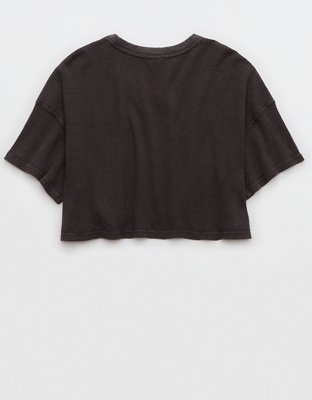 Женские футболки Aerie OFFLINE By Aerie Wow! Waffle Scoop T-Shirt — фото 4