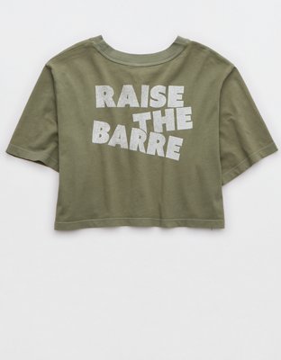 Женские футболки Aerie OFFLINE By Aerie Rock N Roll Cropped T-Shirt — фото 4