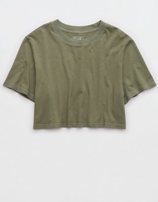 Женские футболки Aerie OFFLINE By Aerie Rock N Roll Cropped T-Shirt — фото 3
