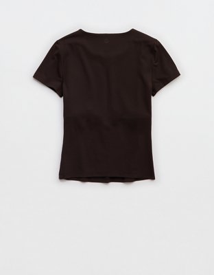 T-shirt Real Me XTRA OFFLINE d’Aerie