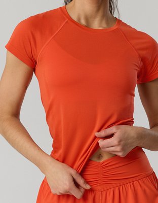 OFFLINE By Aerie Gotta Run Seamless Short Sleeve T-Shirt from American Eagle - $39.95