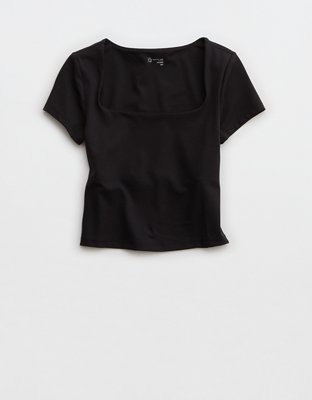 OFFLINE By Aerie Real Me Square Neck T-Shirt