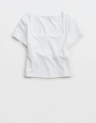 OFFLINE By Aerie Real Me Square Neck T-Shirt