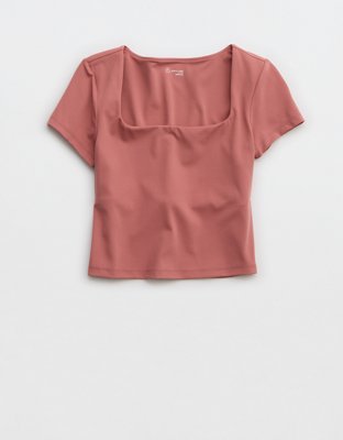 OFFLINE By Aerie Real Me Square Neck T-Shirt