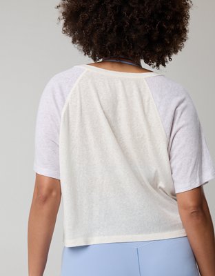 OFFLINE By Aerie Bouncy Cotton Colorblock T-Shirt
