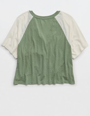 OFFLINE By Aerie Bouncy Cotton Colorblock T-Shirt