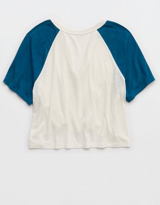 OFFLINE By Aerie Bouncy Cotton Colorblock T-Shirt