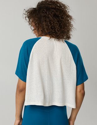 OFFLINE By Aerie Bouncy Cotton Colorblock T-Shirt
