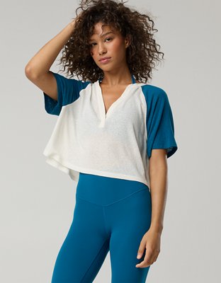 OFFLINE By Aerie Bouncy Cotton Colorblock T-Shirt