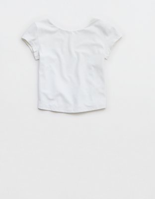 OFFLINE By Aerie Real Me Xtra Rib Open Back T-Shirt